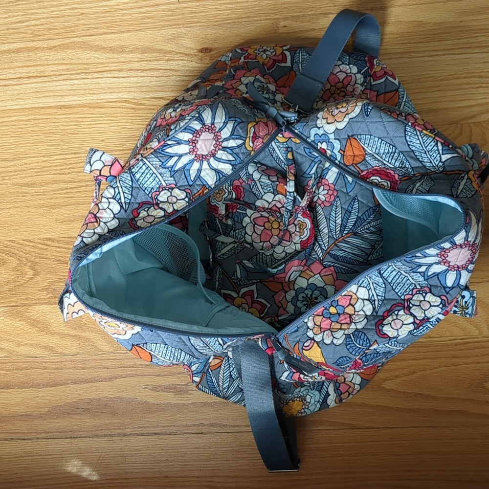Vera Bradley Grand Weekender Bag w/ toiletry case